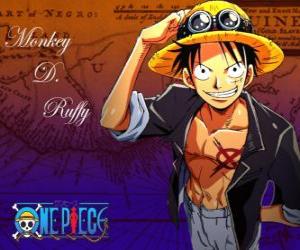 Puzzle Monkey D. Luffy, One Piece